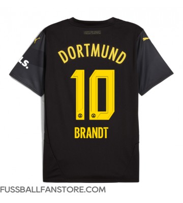 Borussia Dortmund Julian Brandt #10 Replik Auswärtstrikot 2024-25 Kurzarm